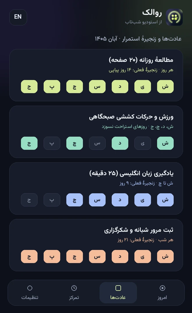تصویر واقعی رابط فارسی روالک